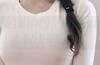 黑料网址：那条爆料线路，简直是八卦版地狱车！